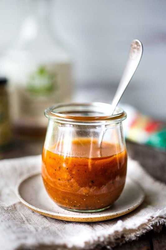 Tomato basil Harissa Vinaigrette