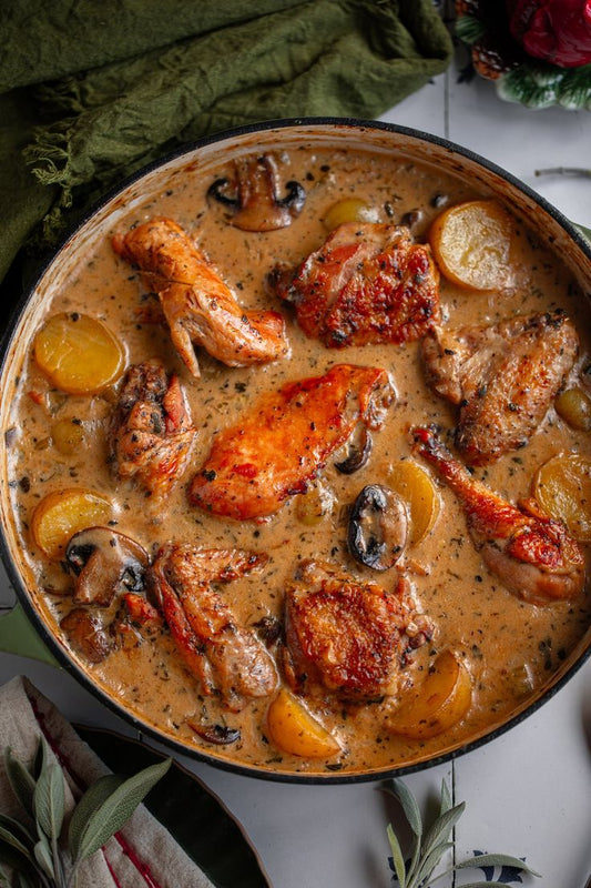 Creamy Chicken with Truffle & Original Harissa