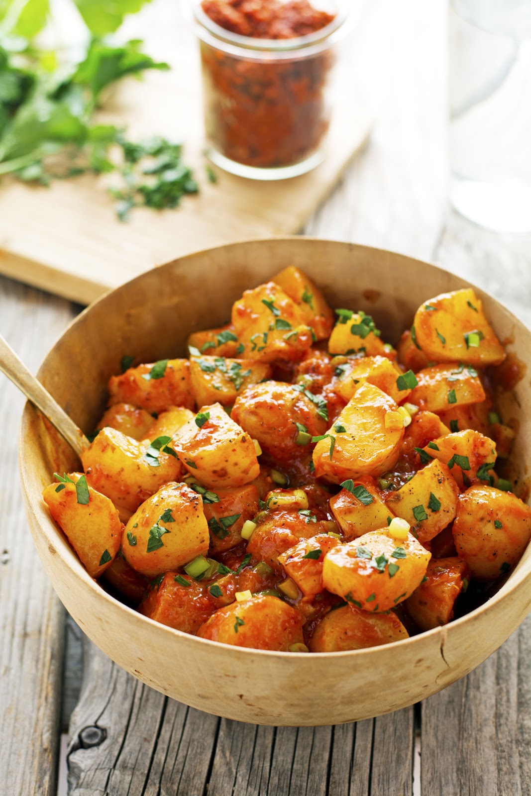 lemon Harissa potato salad