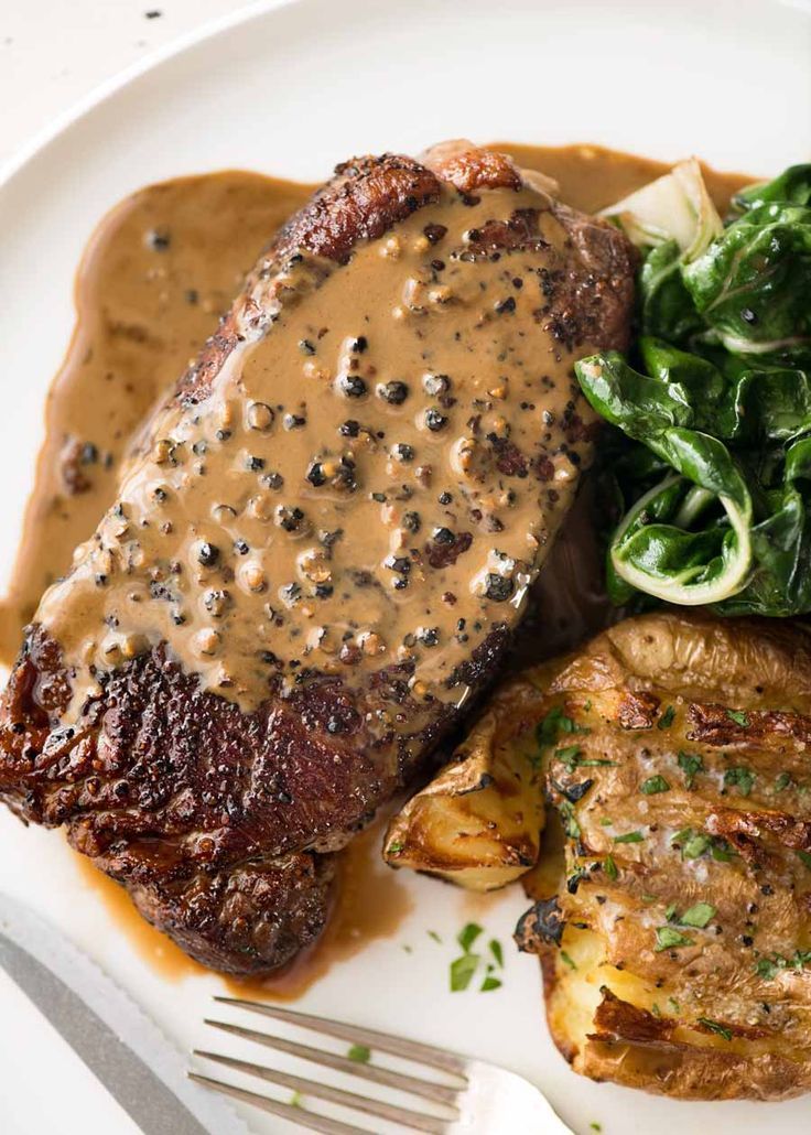 Steak with Smoky Chipotle Harissa Cream Sauce