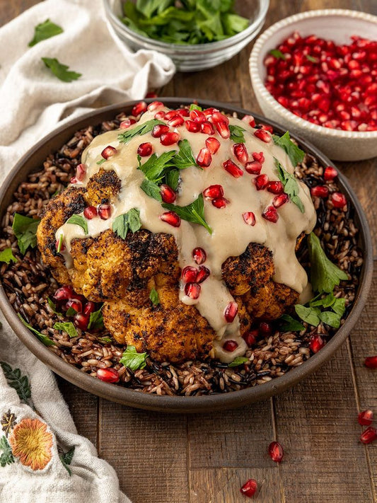 Smoky harissa and honey cauliflower