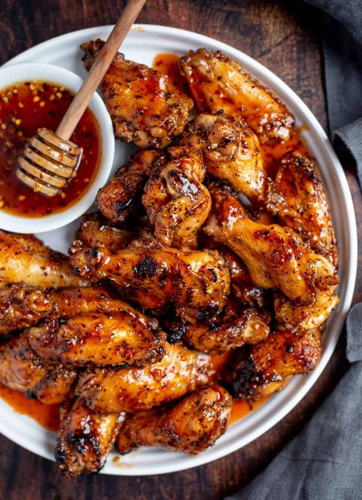 Smoky Chipotle Harissa honey Chicken Wings