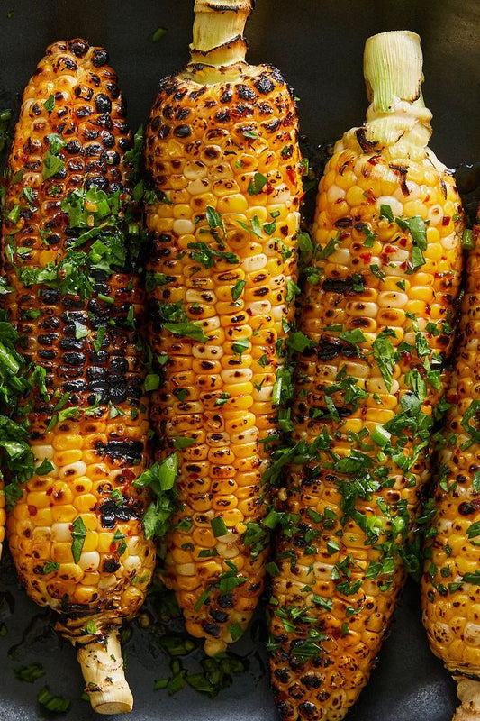 Dalia's Pantry Harissa BBQ corn